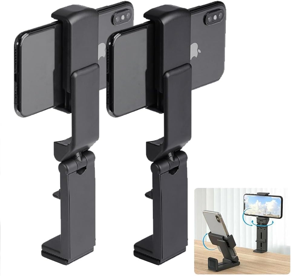 Airplane Phone Holder, 2 pcs Phone Holder for Plane Travel, Aeroplane Phone Hold er, Phone Ho lder for Pl ane, Suitable for Daily Office, Watching TV Series at Home, Flying