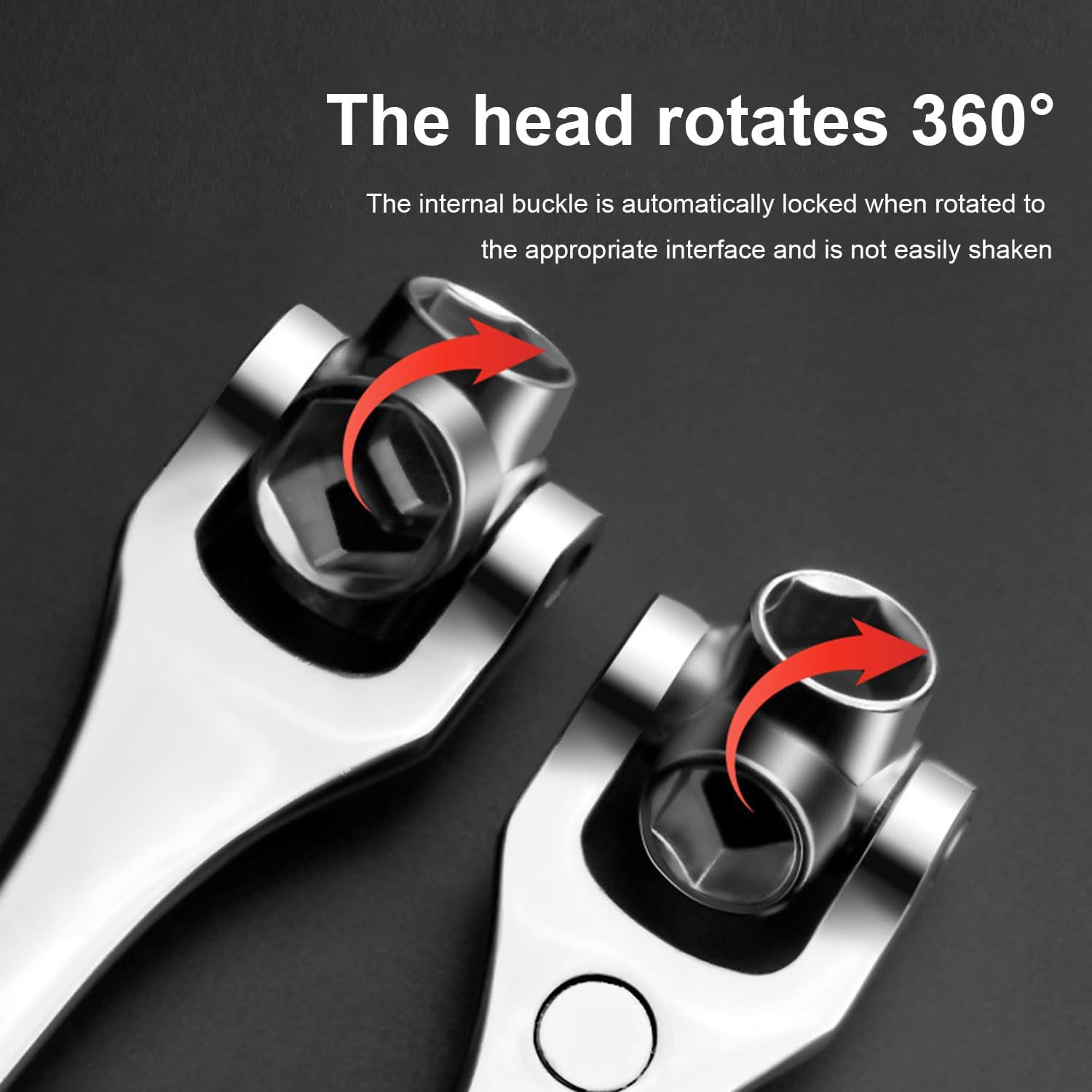 52 in 1 Universal Socket Spanner Wrench,Comprehensive Tool Kit with Flexible Socket Heads for Both Standard and Metric Fasteners