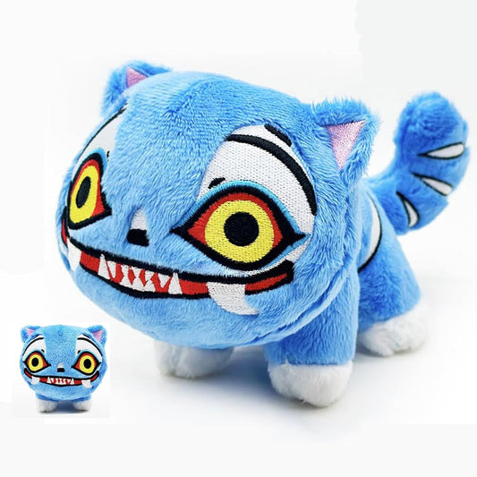 Kpop Demon Tiger Toy, Demon Hunters Plush Tiger Toys for Girls Boys, Plushie Collectible Stuffed Animal Doll Halloween Plush Toys for Kids (18 * 11cm)
