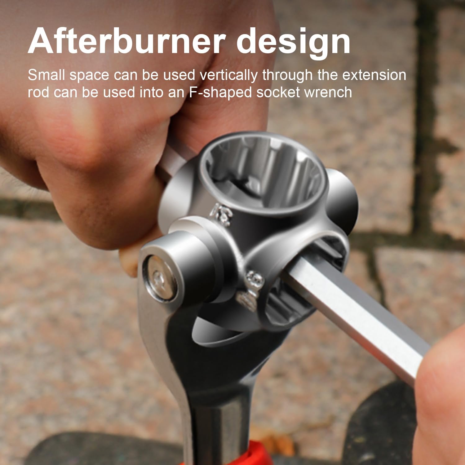 52 in 1 Universal Socket Spanner Wrench,Comprehensive Tool Kit with Flexible Socket Heads for Both Standard and Metric Fasteners