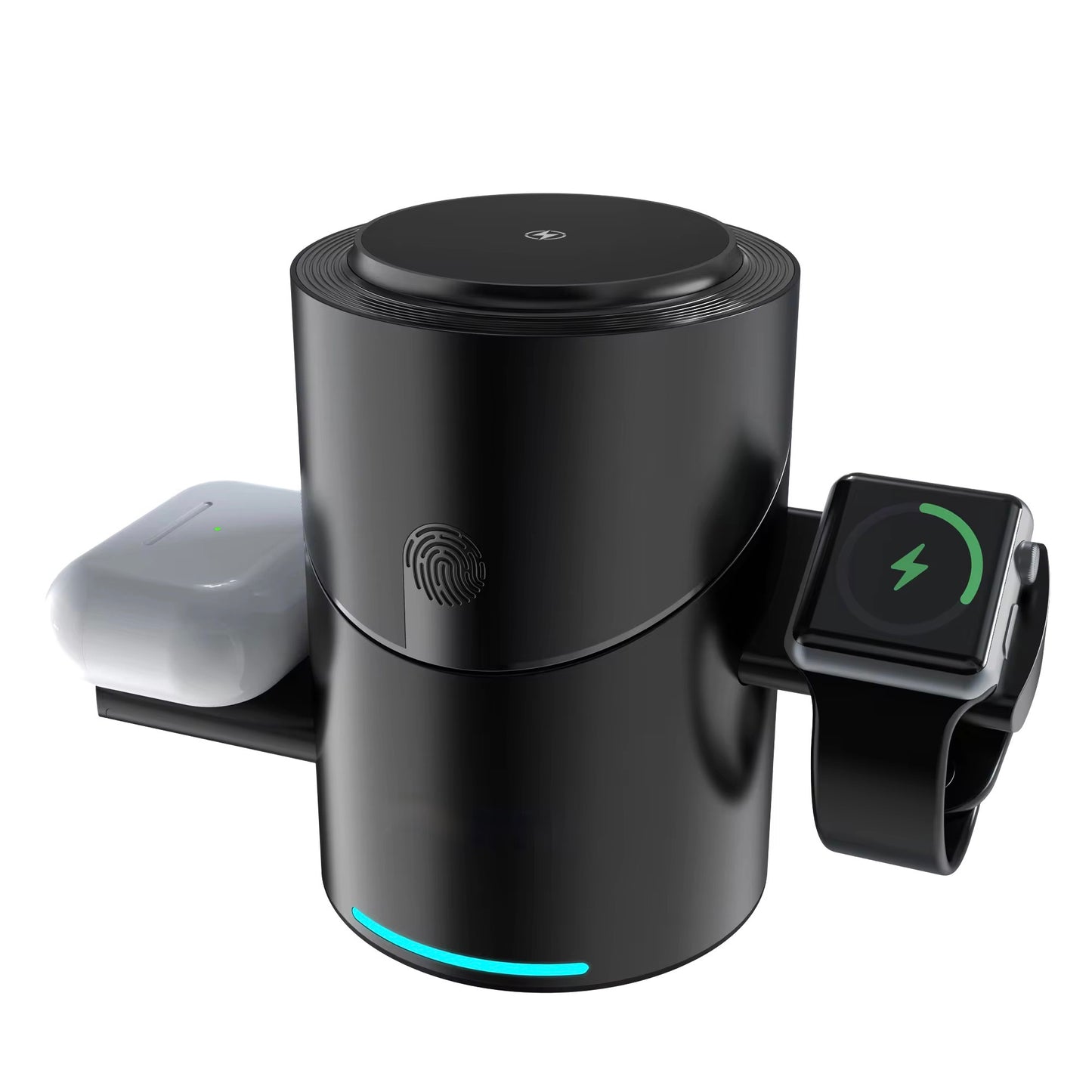 3 in 1 Wireless Charger Station Foldable Magnetic Wireless Charger Stand 15w wireless charger