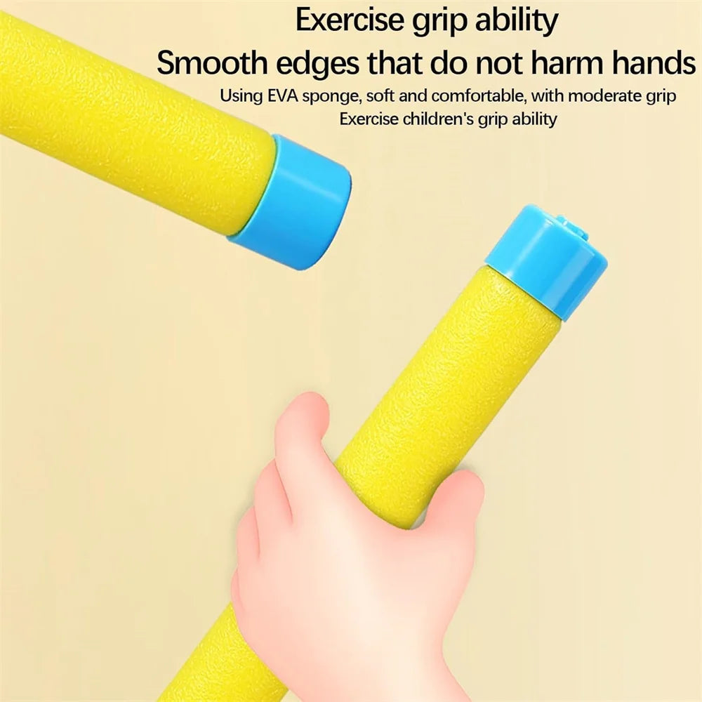 Reflex Drop Sticks Challenge Game Hand Eye Coordination Reaction Training Toy Adjustable Speed Catching Stick for Kids Adults