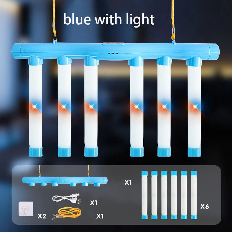 Reflex Drop Sticks Challenge Game Hand Eye Coordination Reaction Training Toy Adjustable Speed Catching Stick for Kids Adults